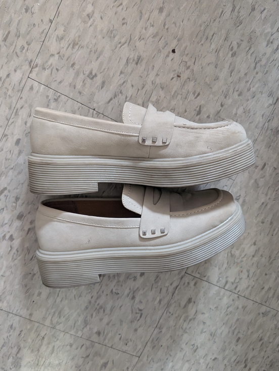 Call It Spring Shoes - Women's LIMITLESS Call It Spring Cream Platform Loafers